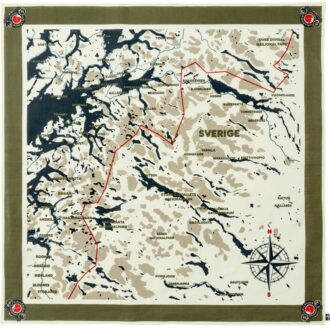 Schwedischer Klassiker: Kartenschal Schwedischer Klassiker: Kartenschal